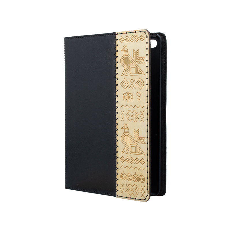  Kožené knižkové puzdro Čičmany iPad 2019 (7. generácie)