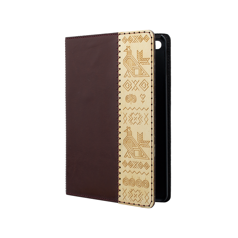  Kožené knižkové puzdro Čičmany iPad 2019 (7. generácie)