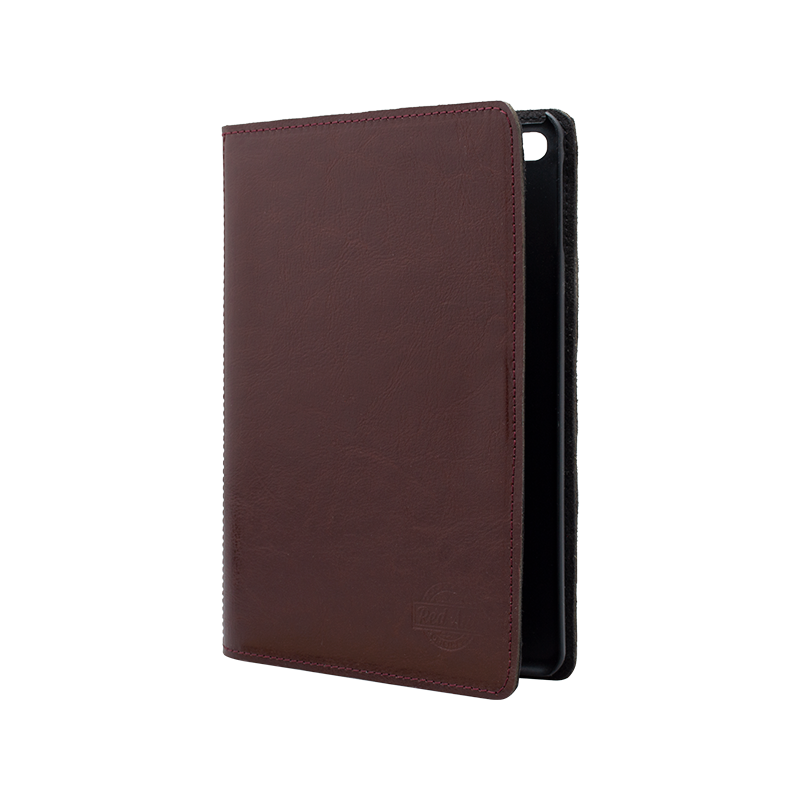 Kožené knižkové puzdro Whiskey Aroma bordové iPad Pro 12,9" 2020 (4. generácie)
