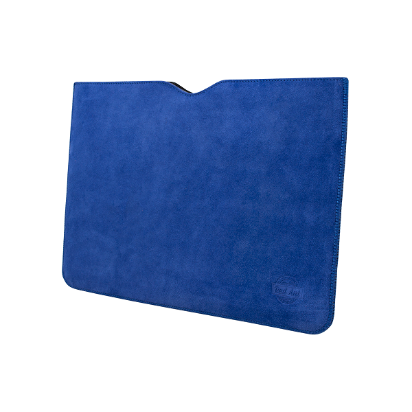 Ochranné puzdro na notebook z brúsenej kože Spring modré MacBook Pro 13" / Air Retina