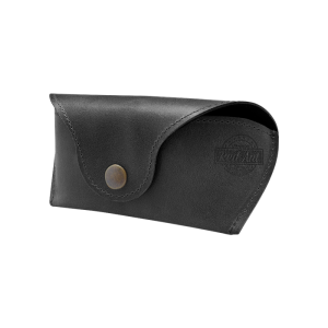 The NATIVE leather case with a closure for glasses